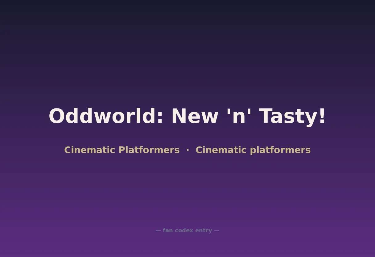 Oddworld: New 'n' Tasty!