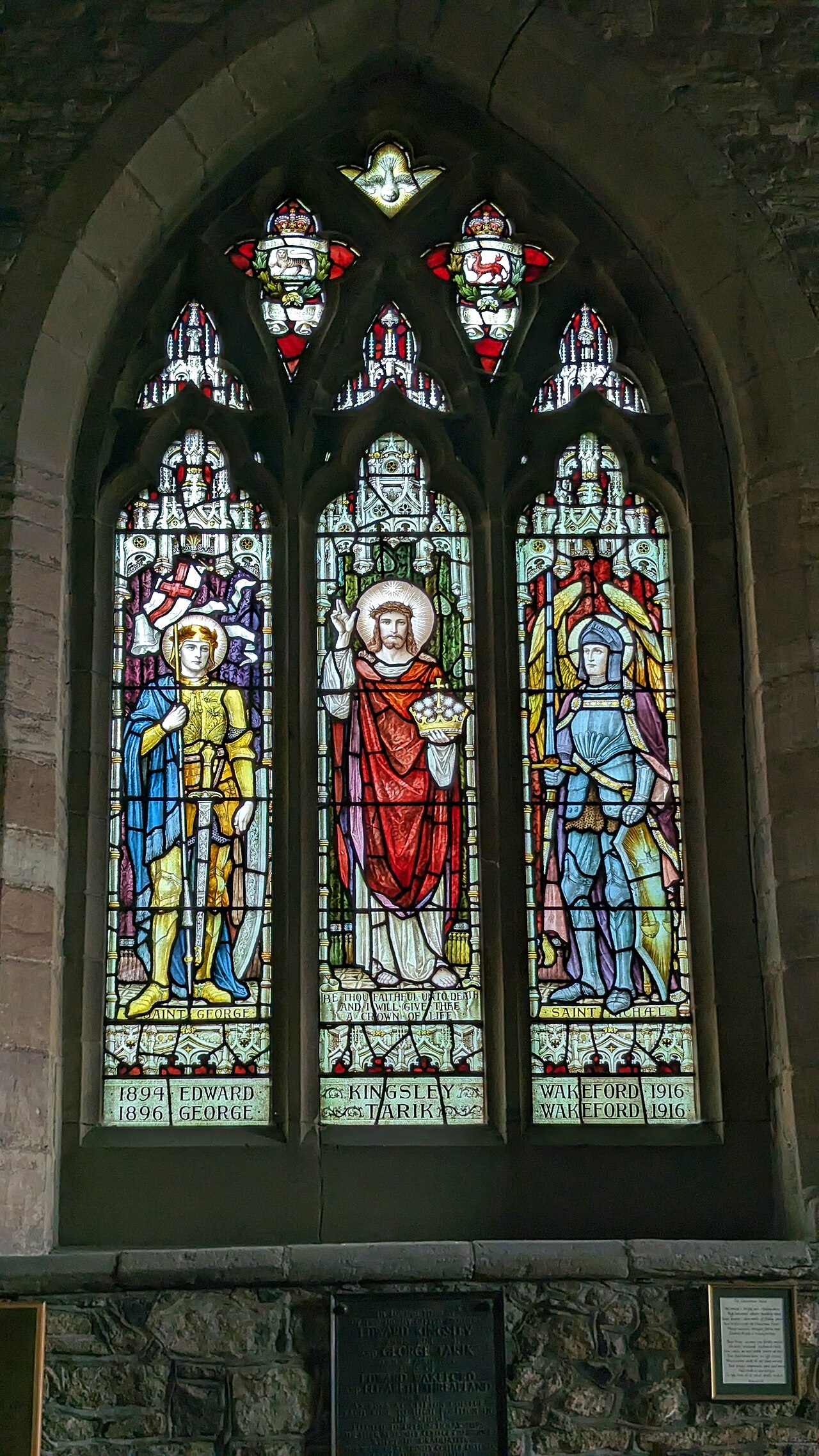 Memorial Window for the Wakeford Brothers, St Nicholas Church, Leicester