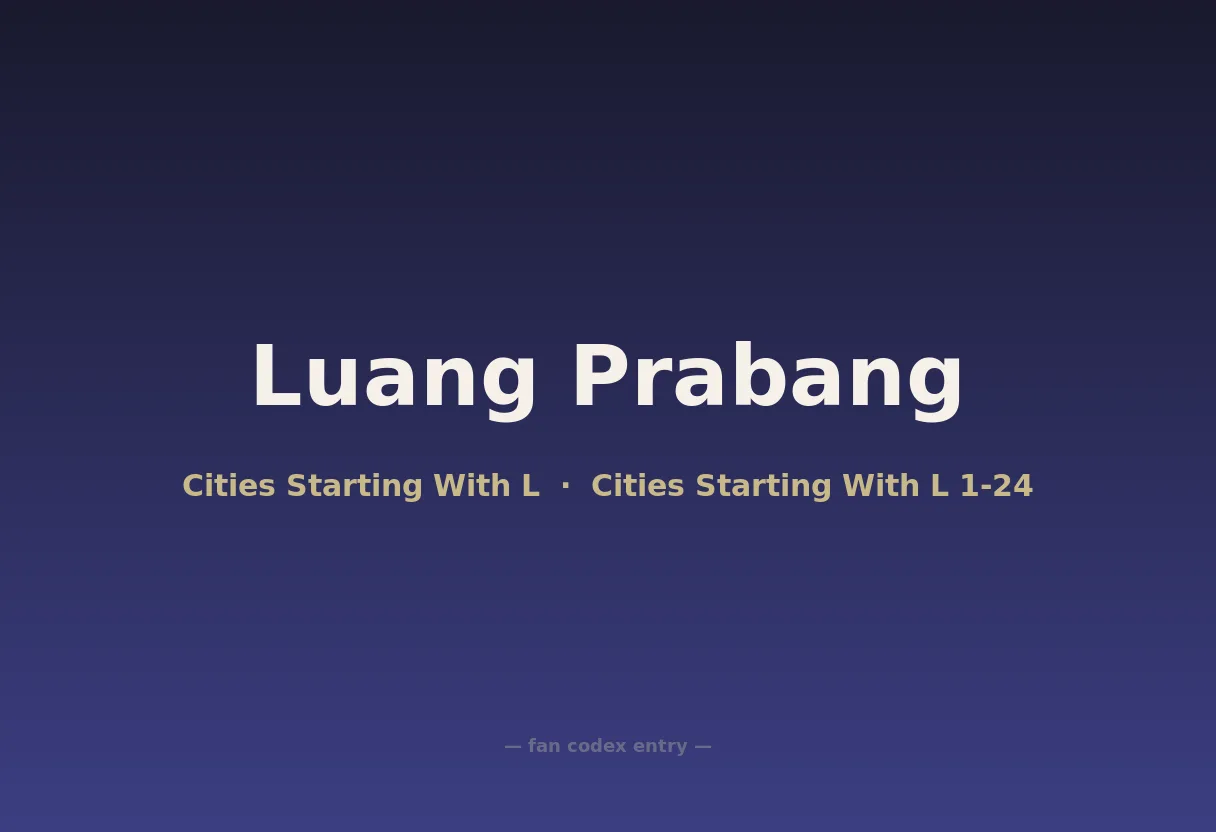 Luang Prabang