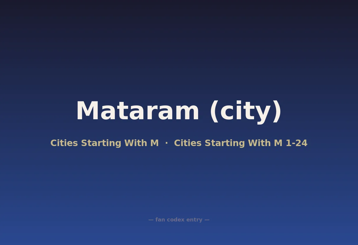 Mataram (city)