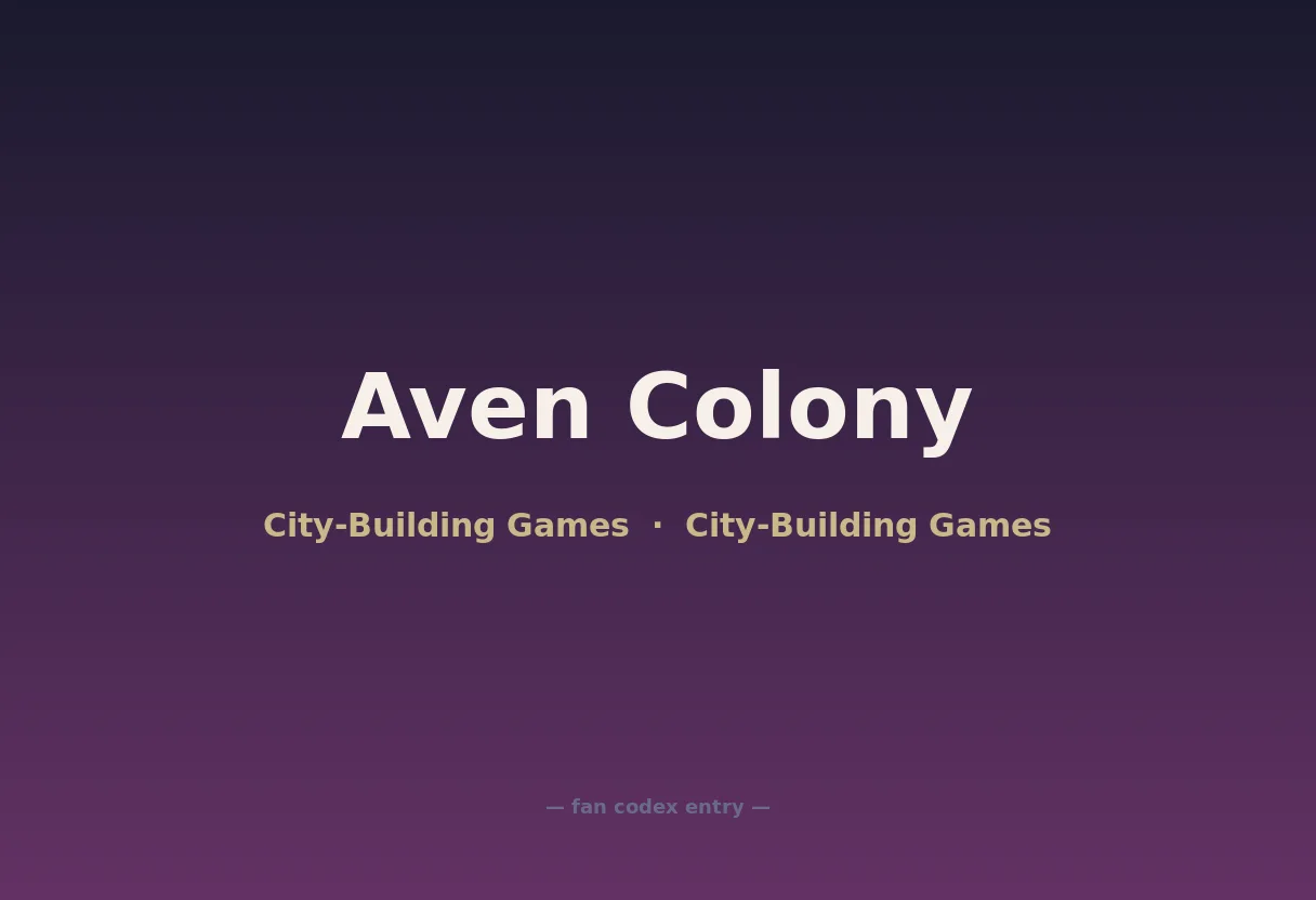 Aven Colony