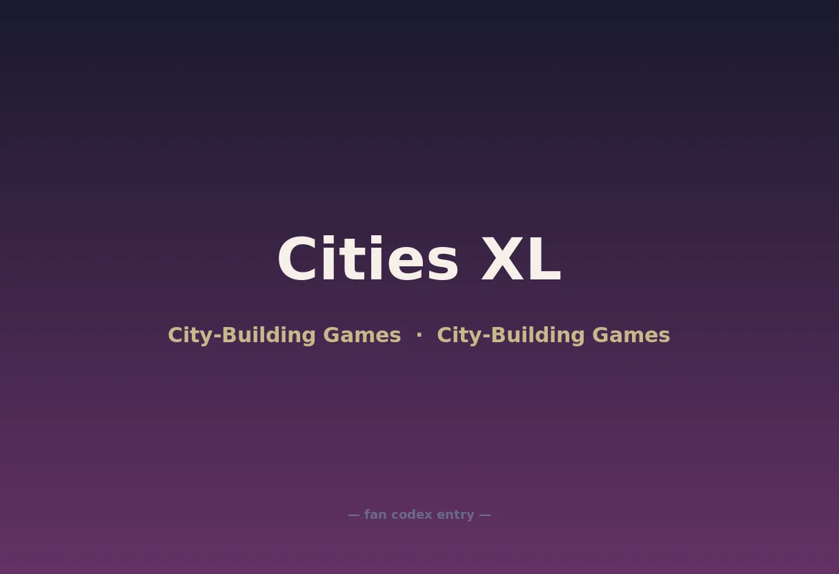 Cities XL