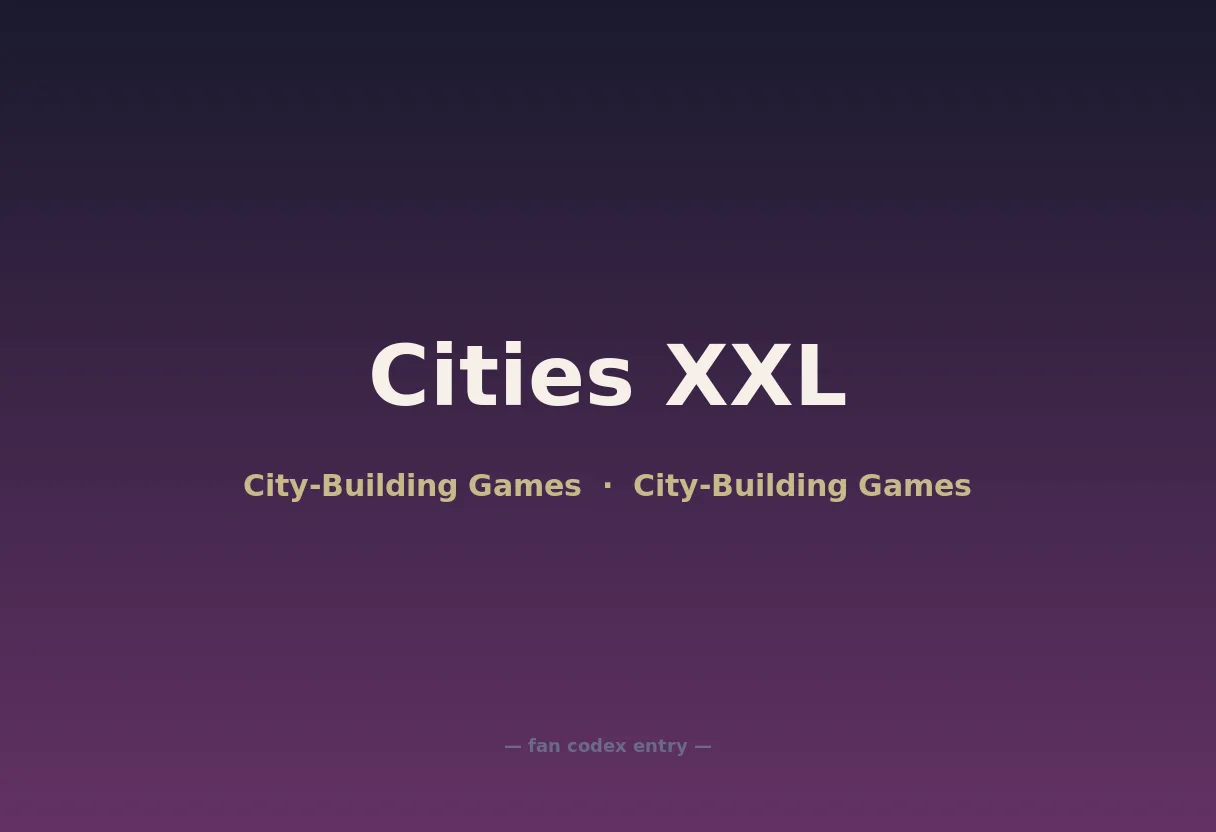 Cities XXL