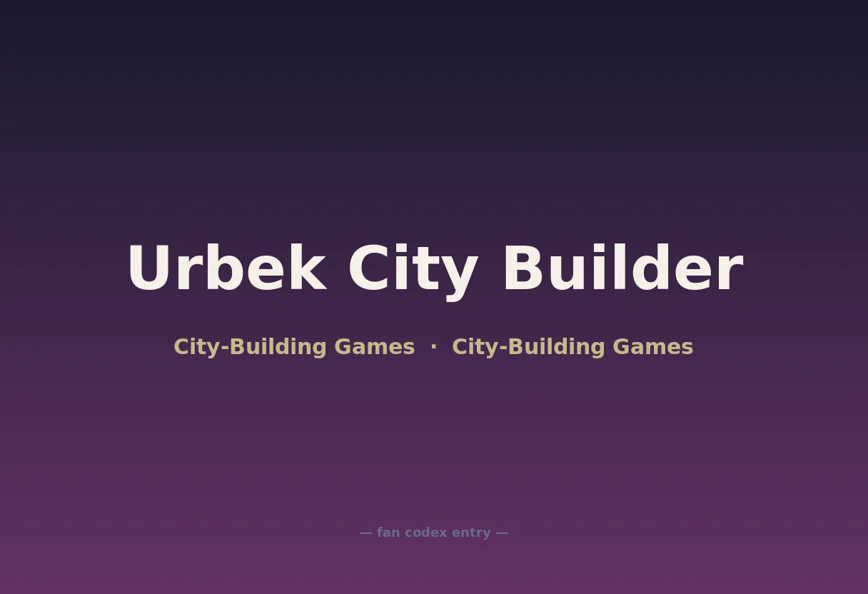 Urbek City Builder