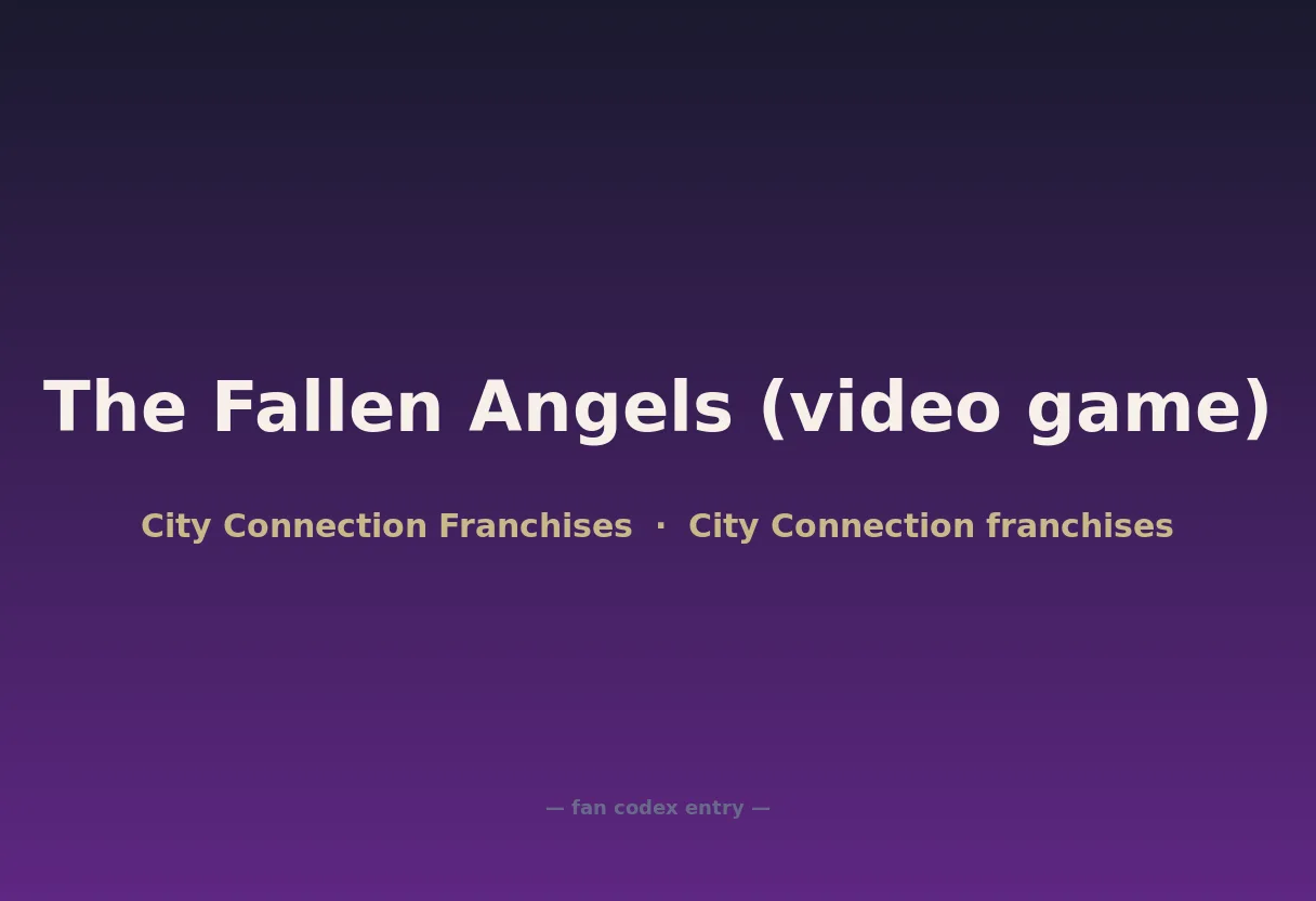 The Fallen Angels (video game)