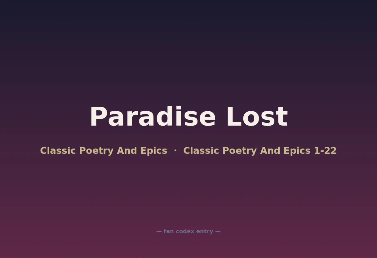 Paradise Lost