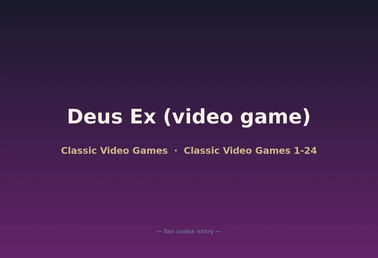 Deus Ex (video game)