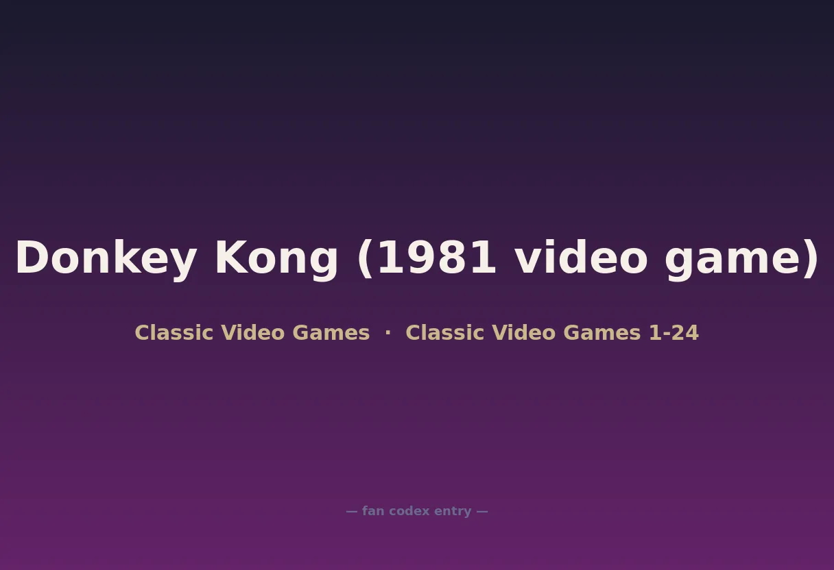Donkey Kong (1981 video game)