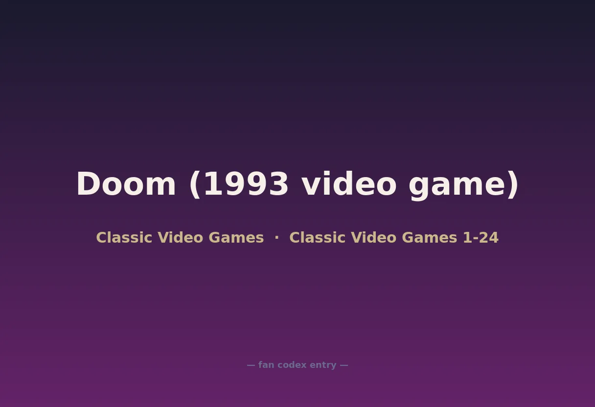 Doom (1993 video game)