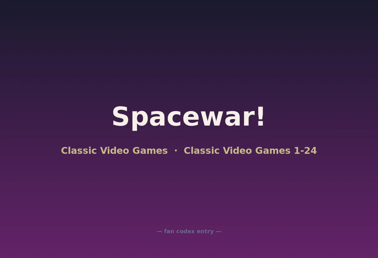 Spacewar!