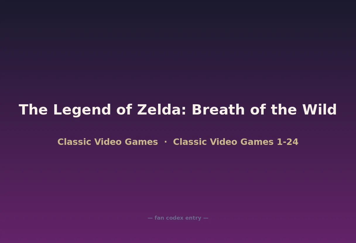 The Legend of Zelda: Breath of the Wild