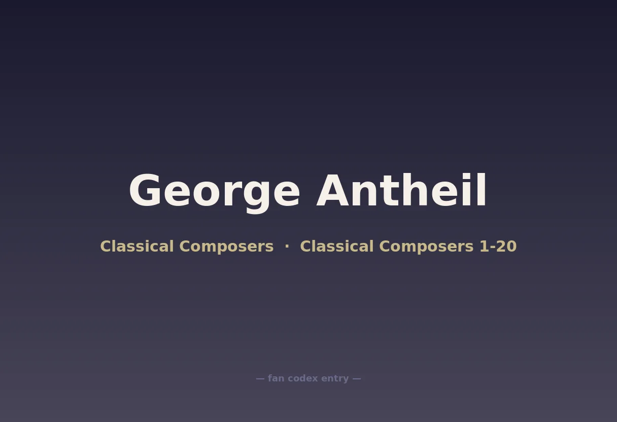 George Antheil