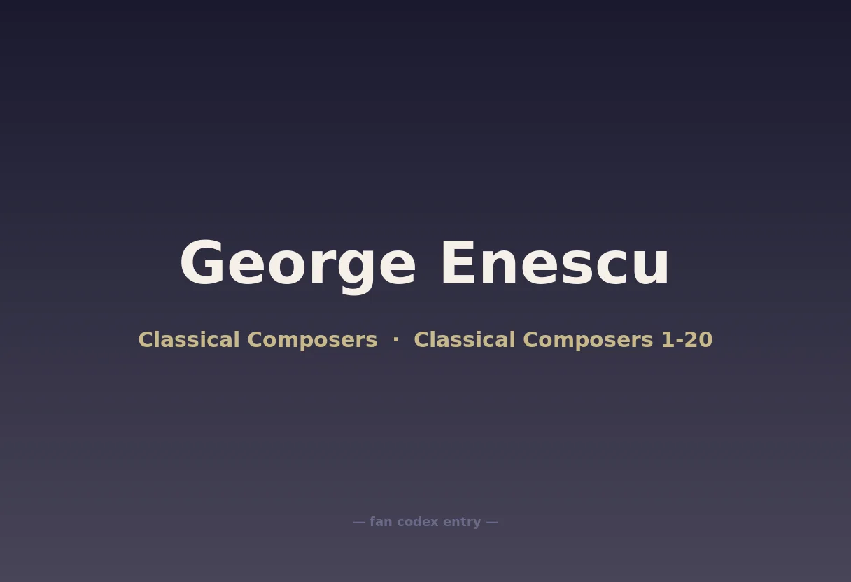 George Enescu