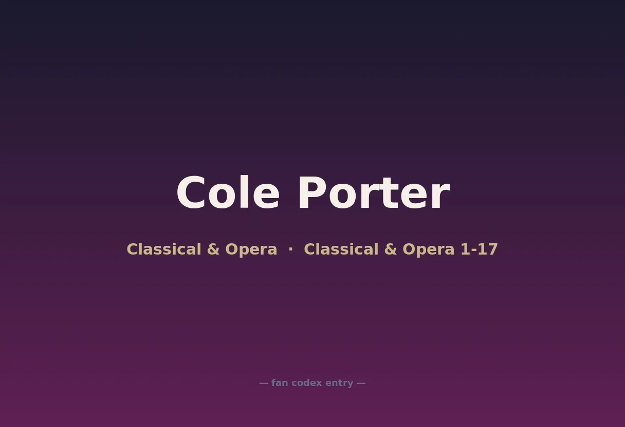 Cole Porter