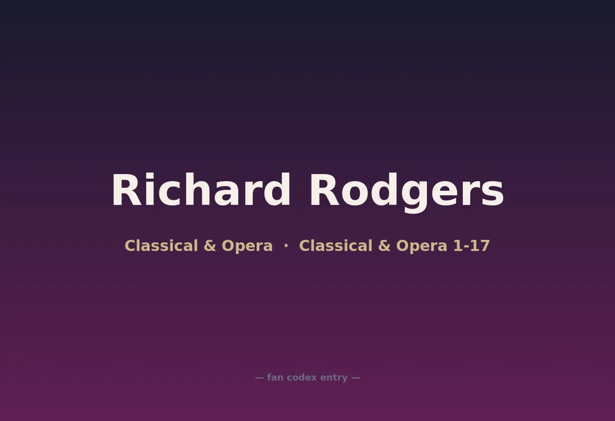 Richard Rodgers