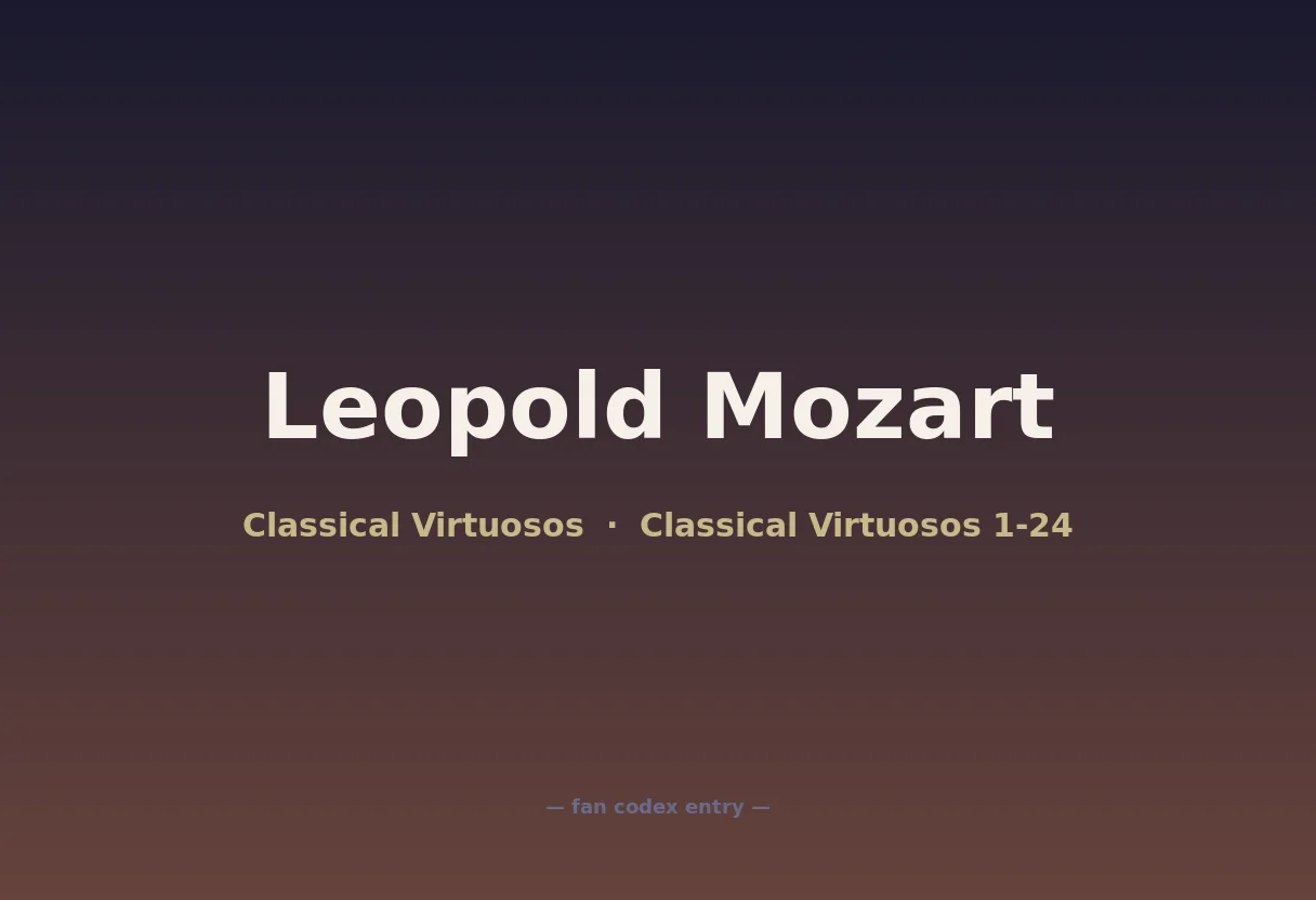 Leopold Mozart
