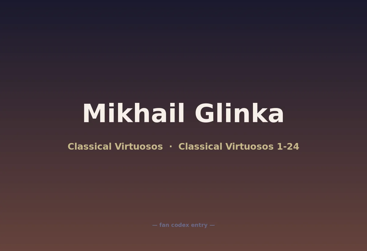 Mikhail Glinka