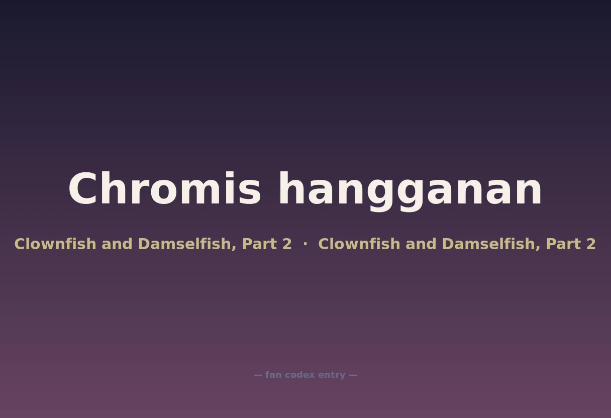 Chromis hangganan