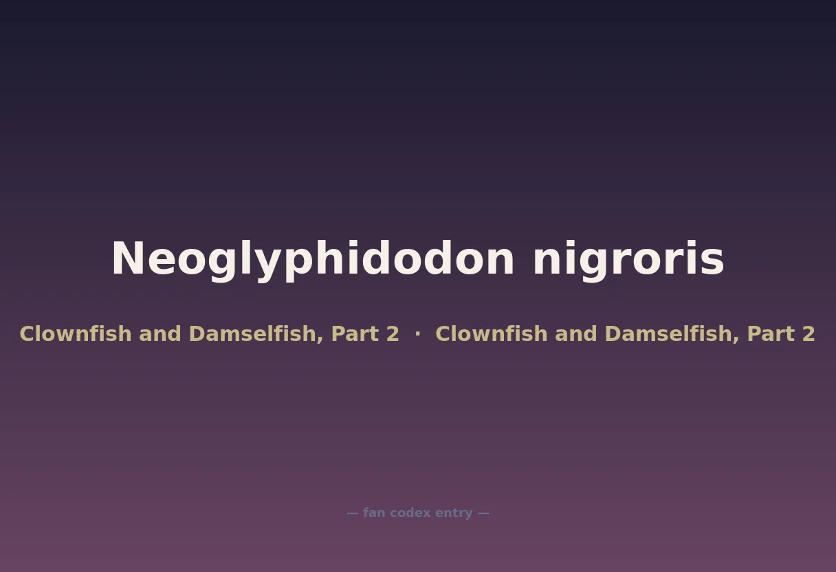 Neoglyphidodon nigroris