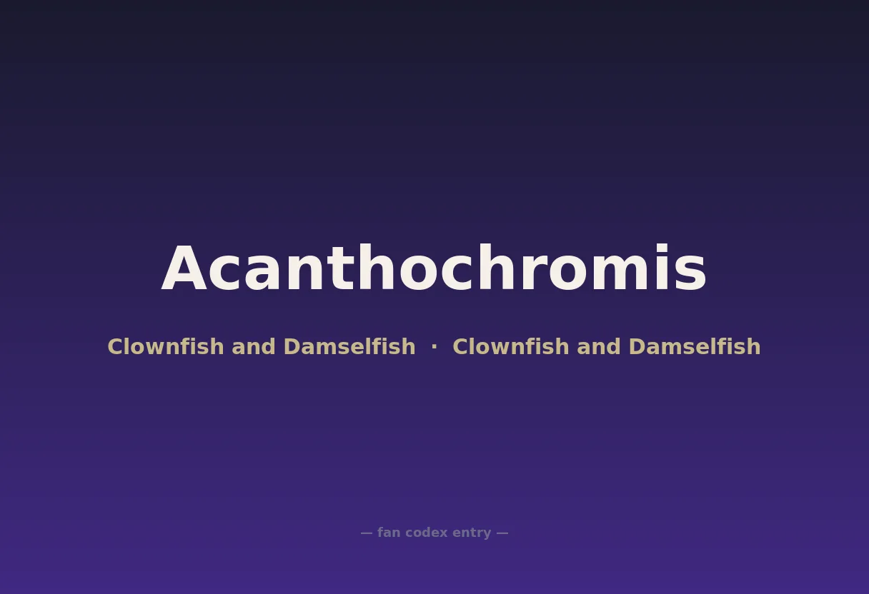 Acanthochromis