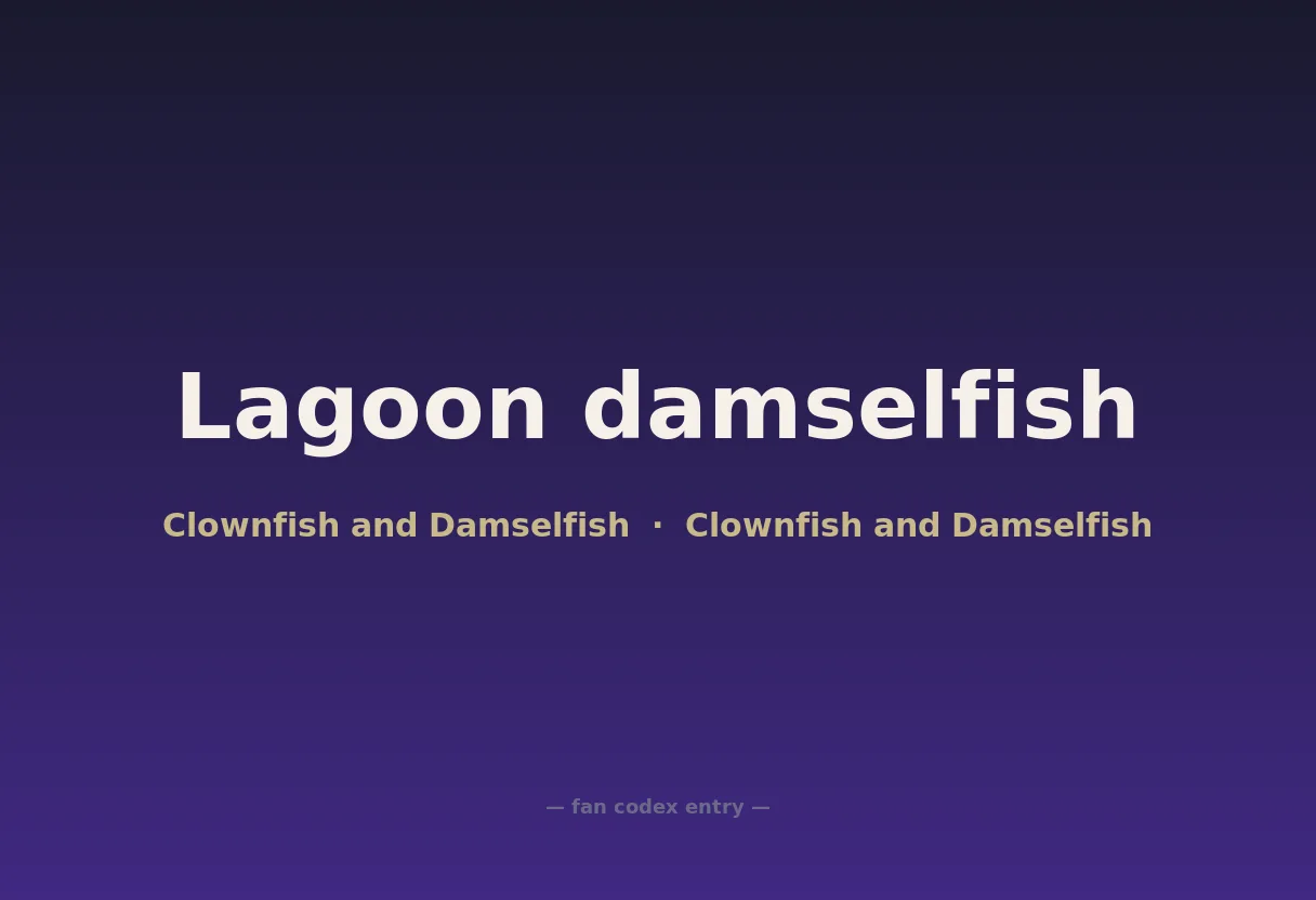 Lagoon damselfish