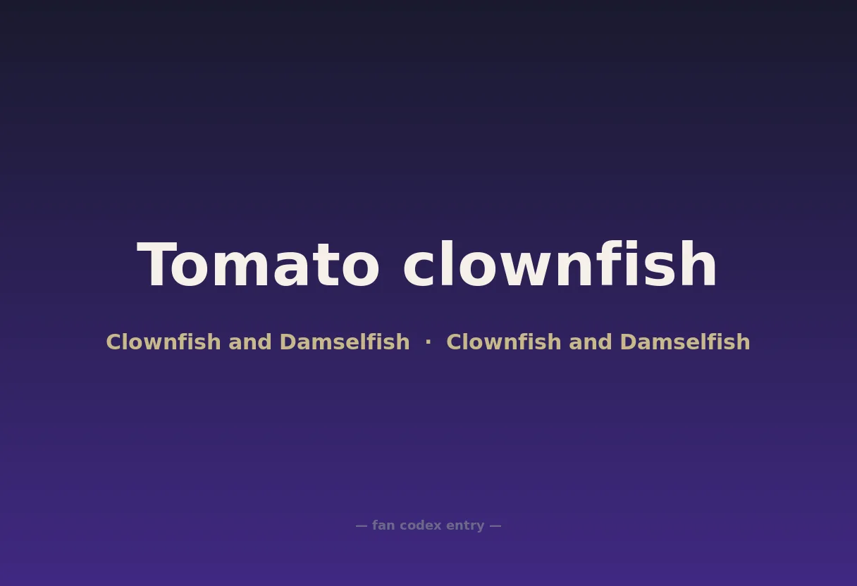 Tomato clownfish