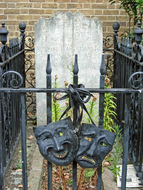 Grave of Joseph Grimaldi - geograph.org.uk