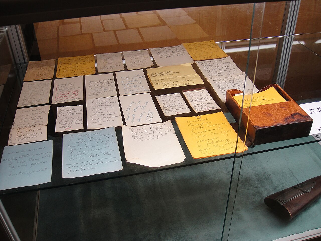 Debbie Reynolds Auction - W.C. Fields joke box and wordplay archive (2)