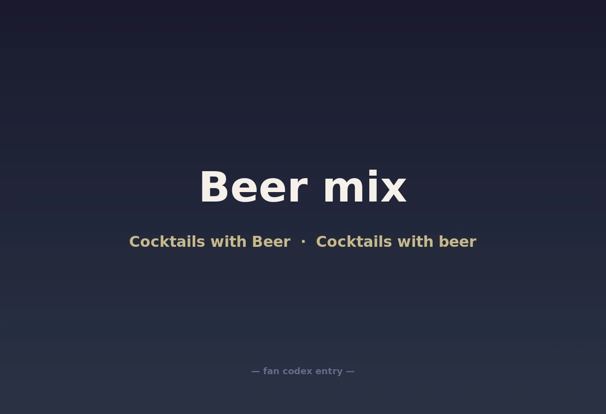 Beer mix
