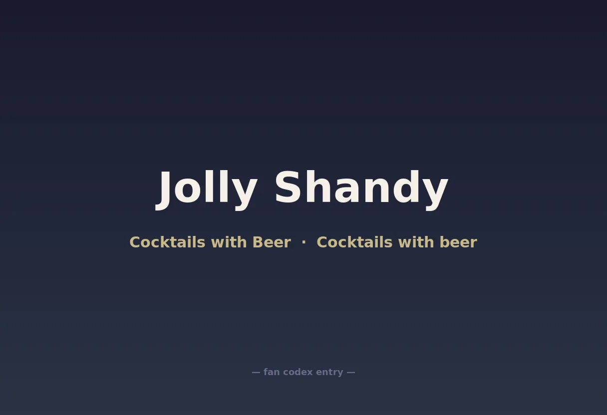 Jolly Shandy