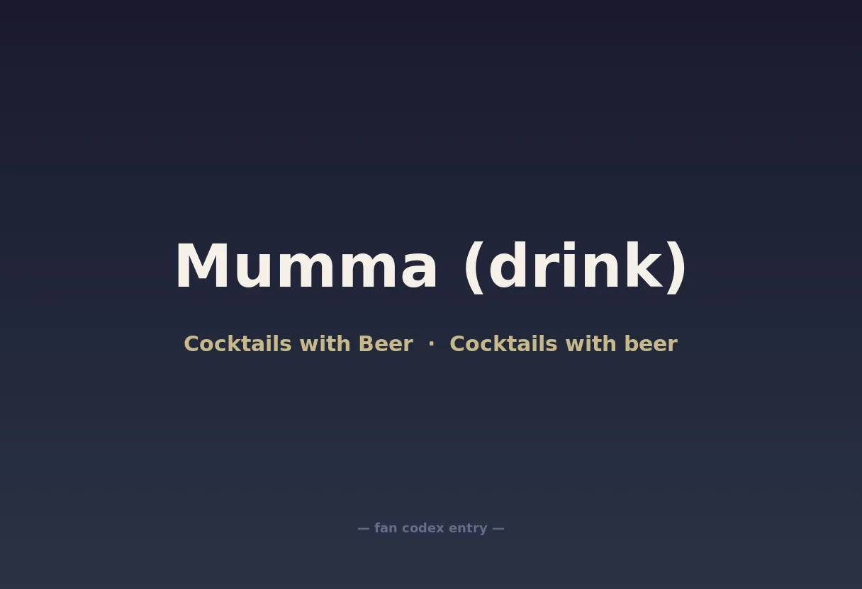 Mumma (drink)