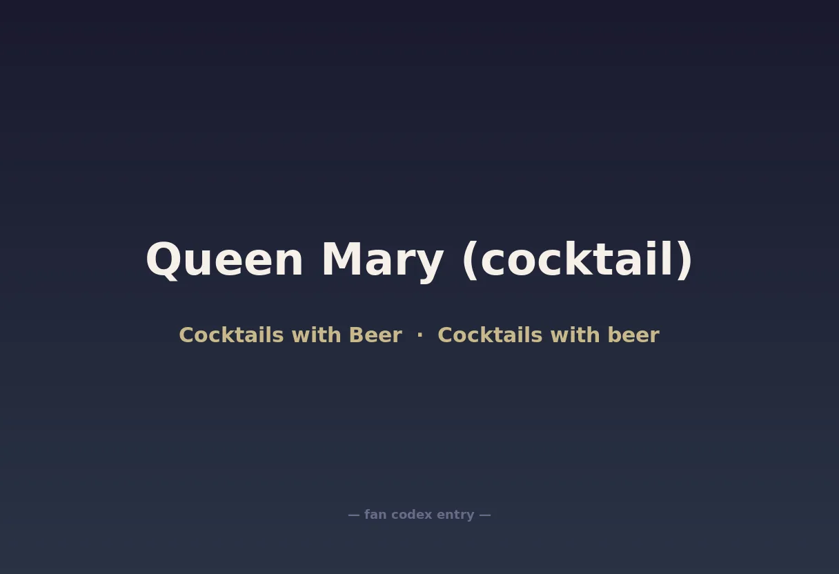 Queen Mary (cocktail)