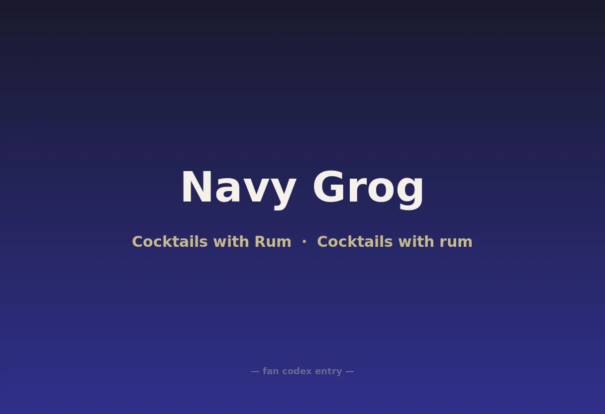 Navy Grog