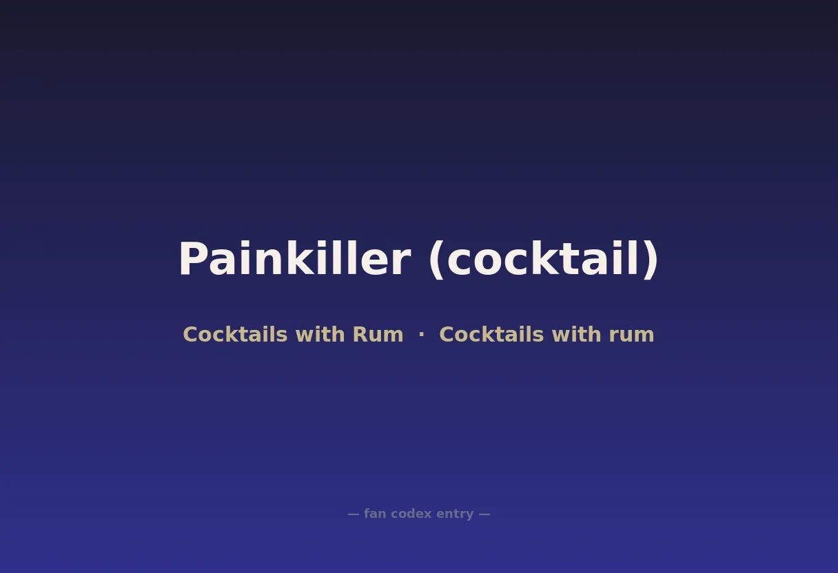Painkiller (cocktail)