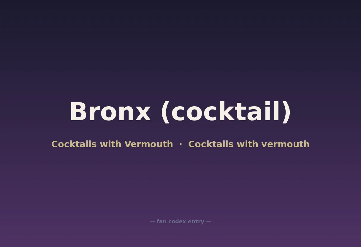Bronx (cocktail)