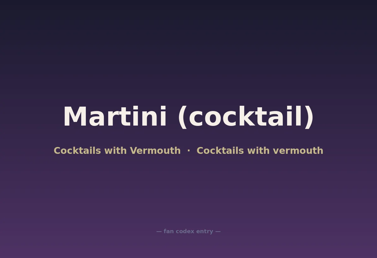 Martini (cocktail)