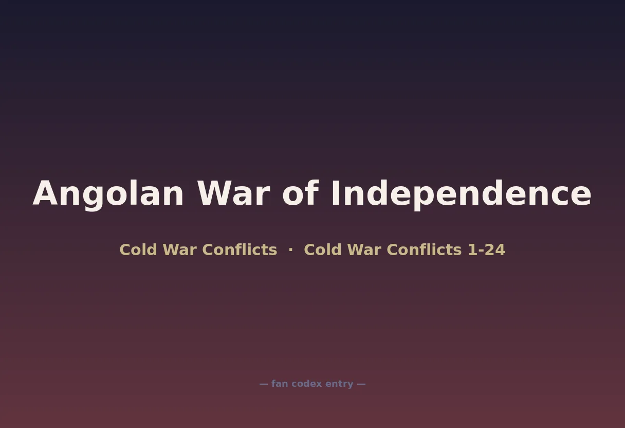 Angolan War of Independence