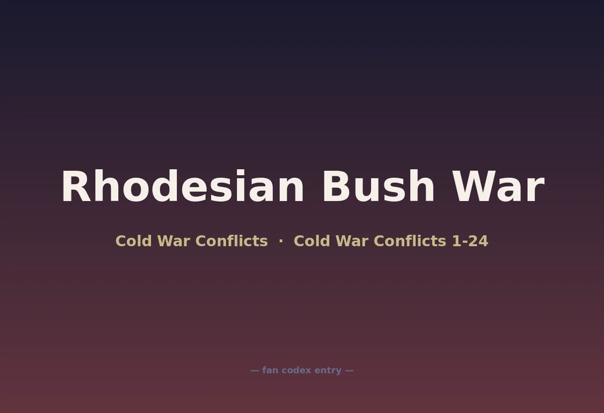 Rhodesian Bush War