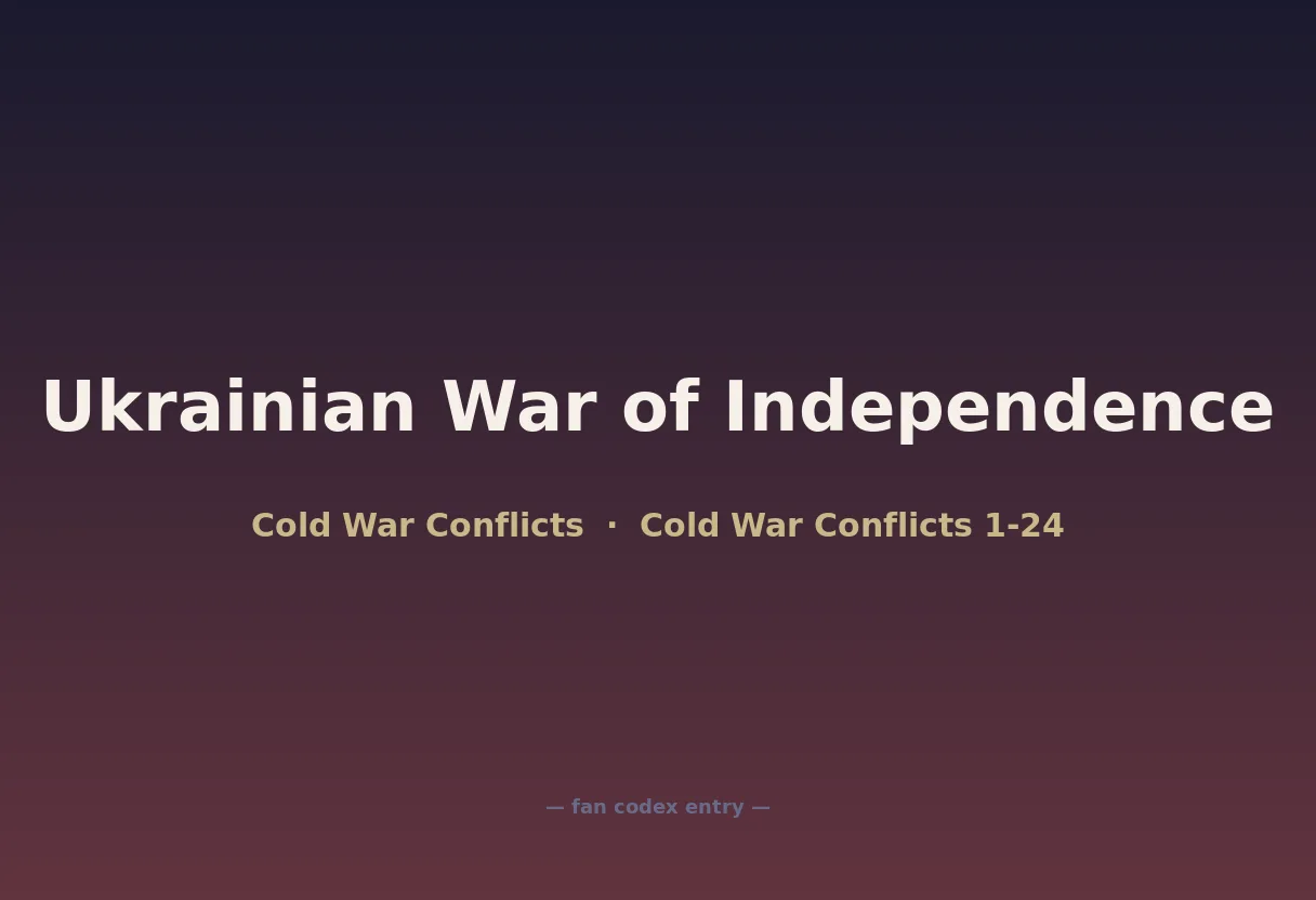Ukrainian War of Independence