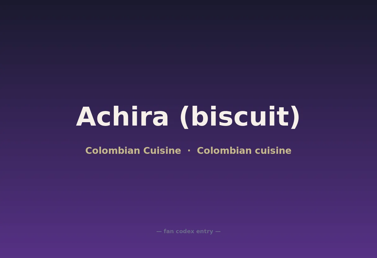 Achira (biscuit)