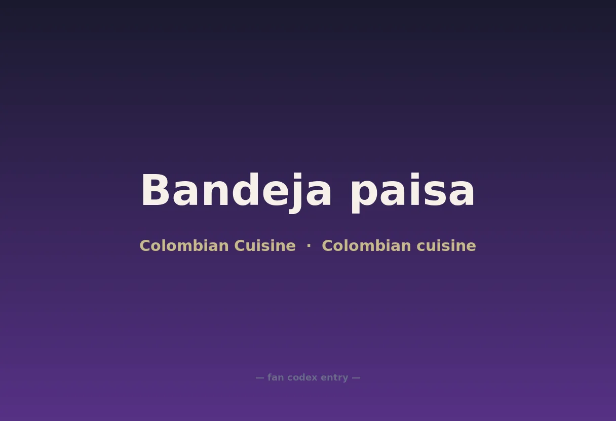 Bandeja paisa