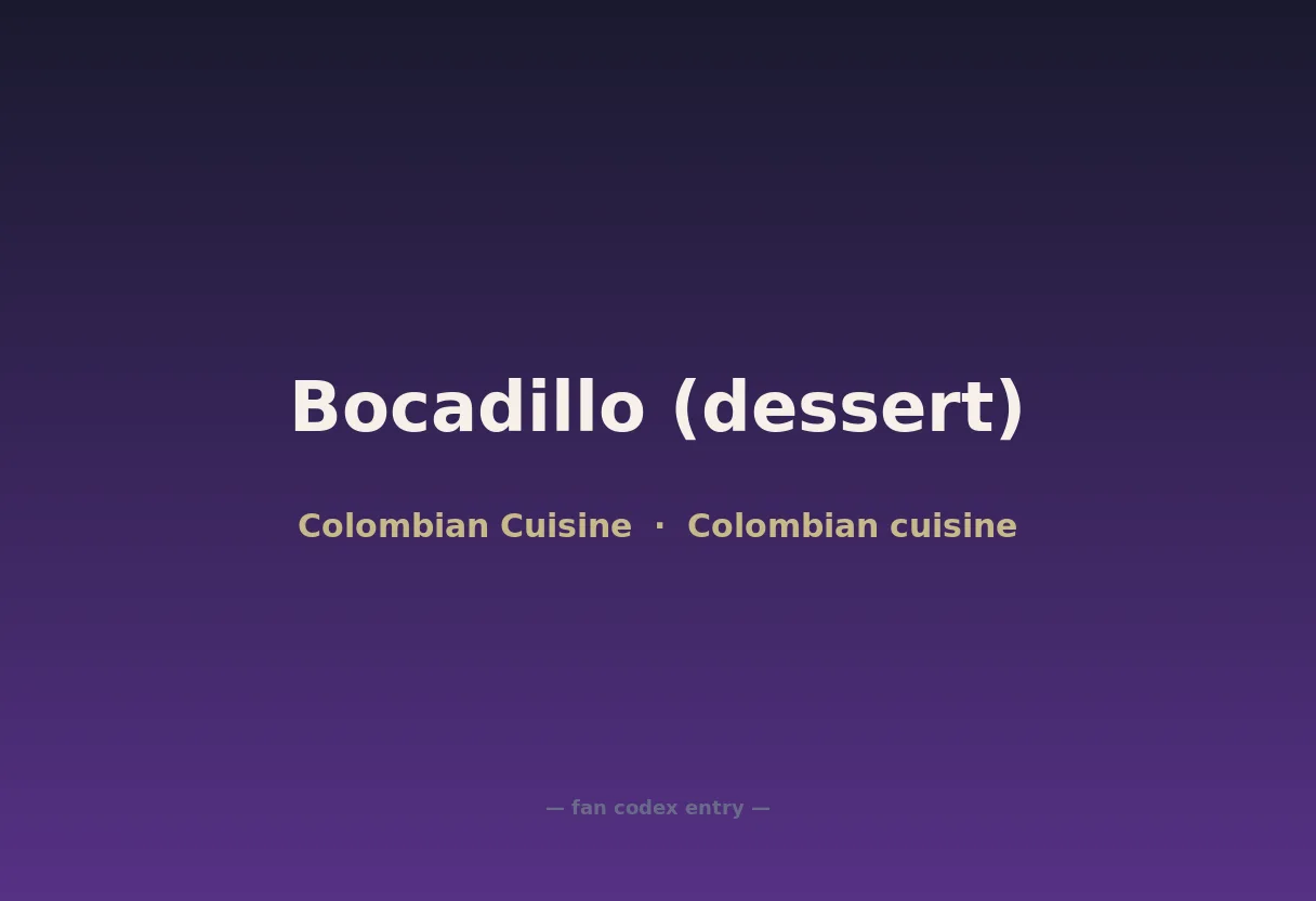 Bocadillo (dessert)