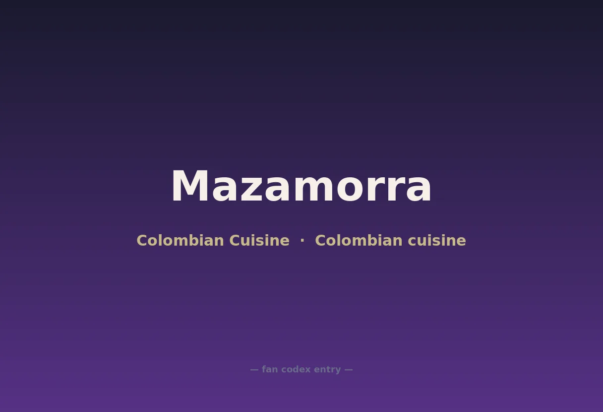Mazamorra