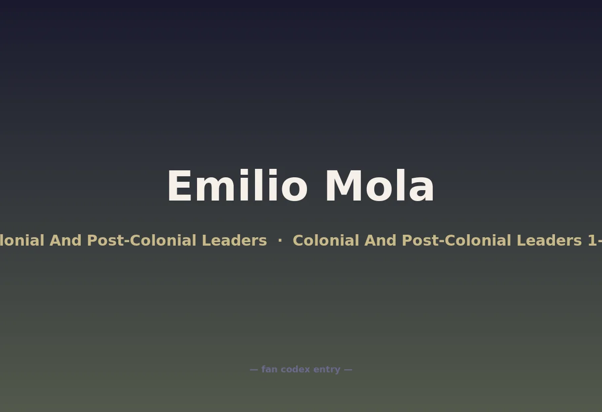 Emilio Mola