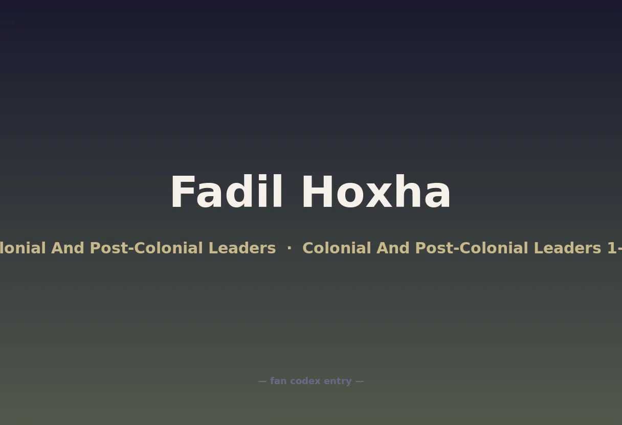 Fadil Hoxha