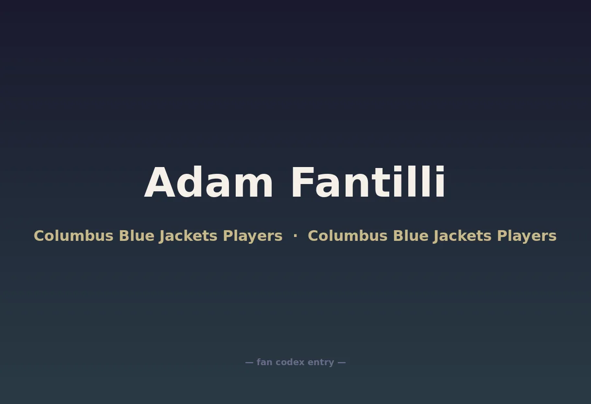 Adam Fantilli