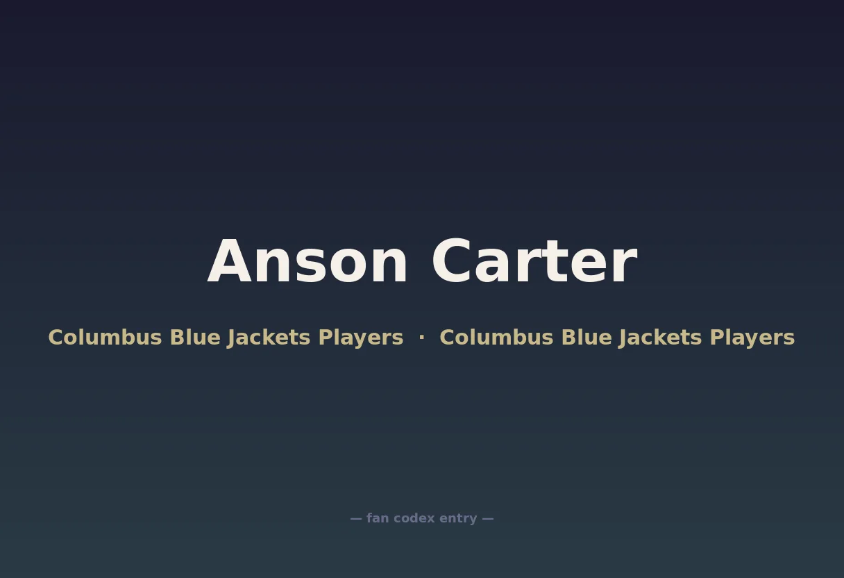 Anson Carter