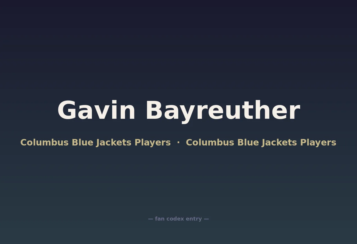 Gavin Bayreuther