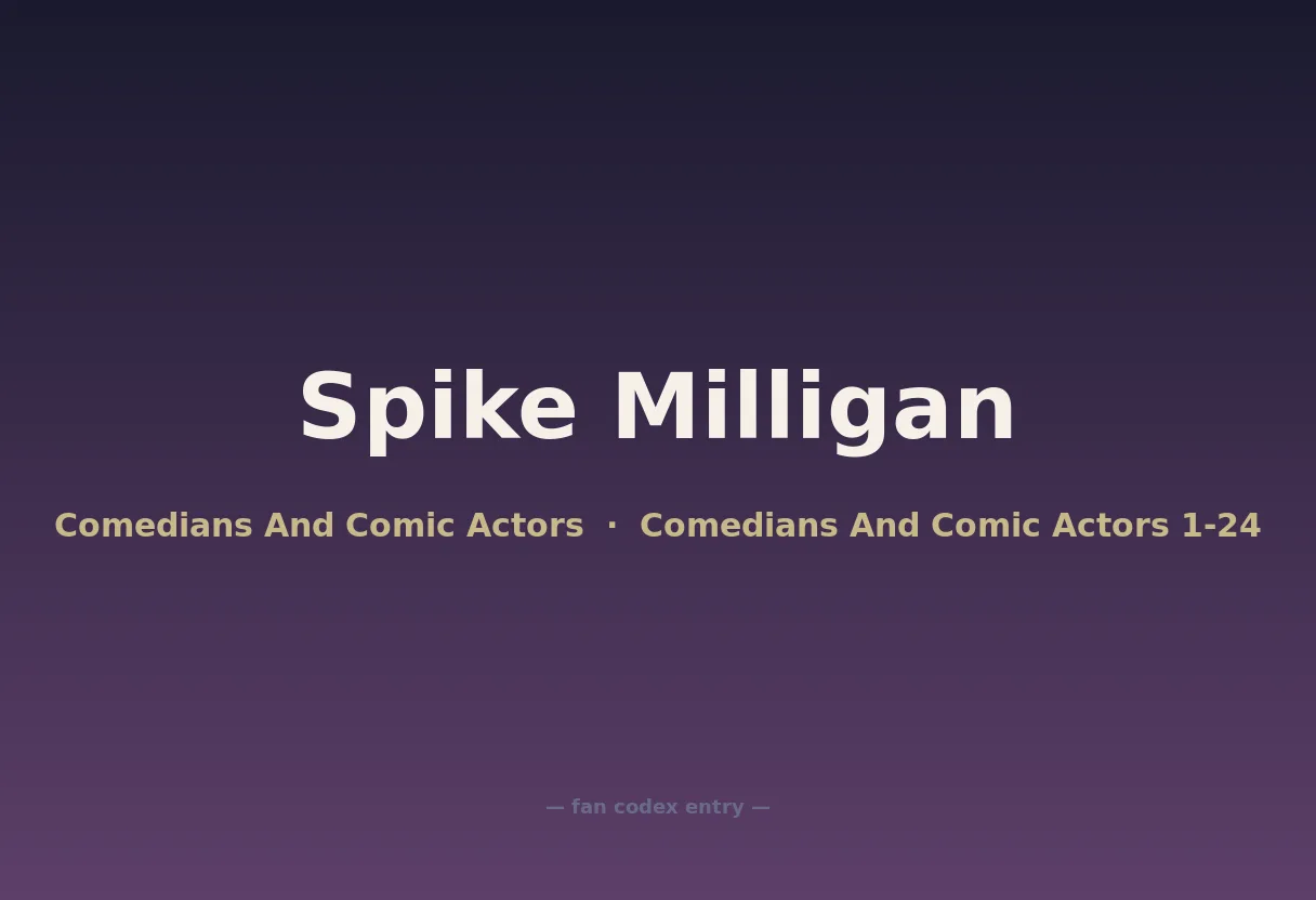 Spike Milligan