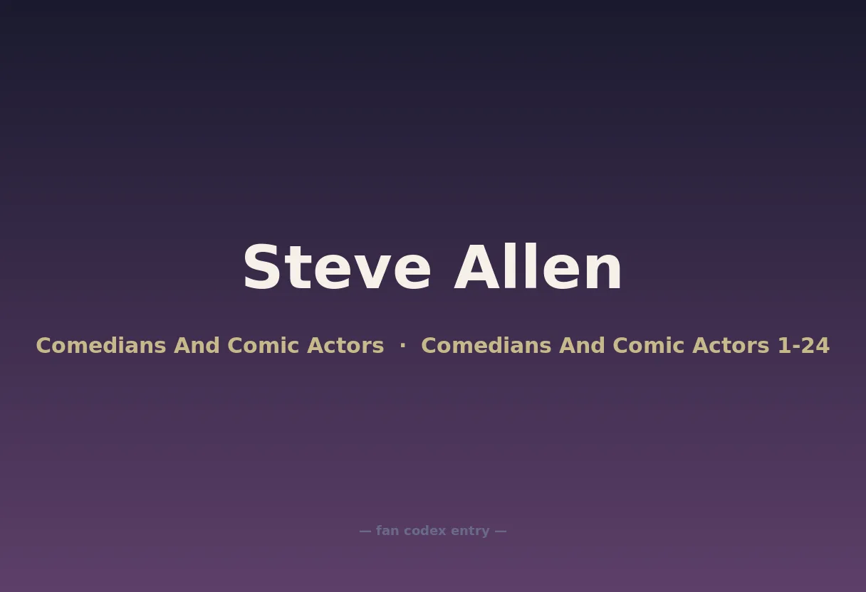Steve Allen